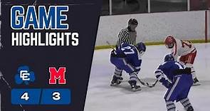 Detroit Catholic Central (Varsity Blue) vs OLSM (Varsity White) High School Hockey Highlights