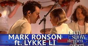 Mark Ronson Performs 'Late Night Feelings' ft. Lykke Li