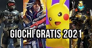 I migliori GIOCHI GRATIS del 2021 su PS5/PS4/XBOX/PC