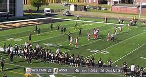 WVSU Football vs WV Wesleyan (Homecoming)