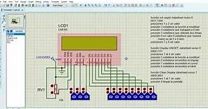LCD 16x2, inicialización y prueba manual sin arduino parte 1 de 3