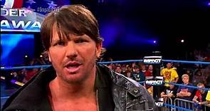 AJ Styles explains his side to the entire Wrestling World - August 29, 2013