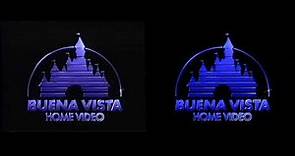 Buena Vista Home Video 1998 Logo Comparison (VHS vs DVD Version)