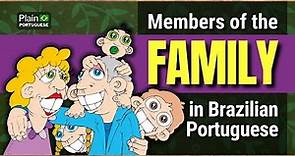 TALK ABOUT FAMILY in PORTUGUESE | Vocabulary in Brazilian Portuguese | With QUIZ