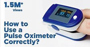 How To Use A Pulse Oximeter Correctly | Medicover Hospitals