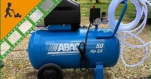 Compressore aria elettrico carrellato ABAC mod. Montecarlo L25P: come funziona il prodotto