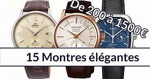 15 montres élégantes (et abordables) de 200 € à 1500 €