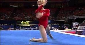 Amanda Borden - Floor Exercise - 1996 U.S Gymnastics Championships - Women
