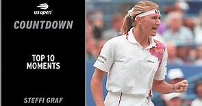 Steffi Graf | Top 10 Moments | US Open