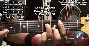 The Beatles A Hard Day's Night Guitar Chords Lesson @EricBlackmonGuitar