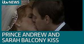 Prince Andrew and Sarah Ferguson's wedding day in 1986 | ITV News