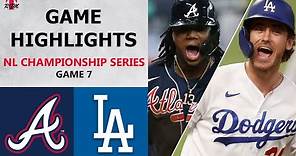 Atlanta Braves vs. Los Angeles Dodgers Game 7 Highlights | NLCS (2020)