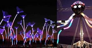 閃亮”燈”場啦！傳統花燈結合科技，「2022台灣燈會在高雄」，沈浸式互動新體驗絕對超享受～｜東森新聞