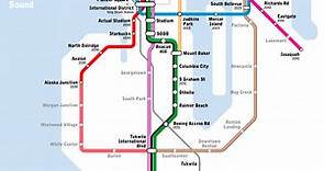 New light rail map shows transit Seattle only dreams of
