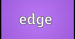 Edge Meaning