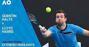 Quentin Halys v Lloyd Harris Extended Highlights | Australian Open 2024 First Round