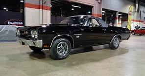 1970 Chevrolet El Camino SS 454 4 Speed in Black & Engine Sounds on My Car Story with Lou Costabile