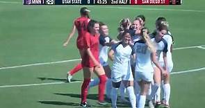 HIGHLIGHTS: Utah State at San Diego State Women's Soccer 10/8/2023