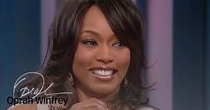 Angela Bassett's Gushy Details About Kissing Courtney B. Vance | The Oprah Winfrey Show | OWN