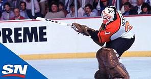 Ron Hextall Scores The First Ever Goalie Goal! | This Day In Hockey History