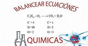 Balanceo de ecuaciones químicas (ejemplos y errores comunes)