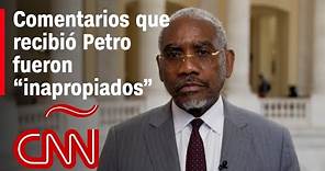 Gregory Meeks dice que una colega tuvo comentarios “inapropiados” durante reunión con Petro