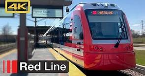Houston METRORail Red Line, Siemens S700 LRV (H4), Fannin South to Downtown Houston, 4K Ride