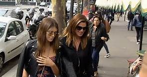 EXCLUSIVE : Cindy Crawford and daughter Kaia Gerber out and about in Paris