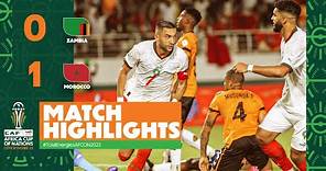 HIGHLIGHTS | Zambia 🆚 Morocco | ملخص مباراة زامبيا والمغرب #TotalEnergiesAFCON2023 - MD3 - Group F