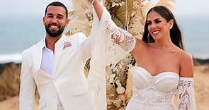 Anabel Pantoja y Omar Sánchez celebran una emocionante boda en La Graciosa