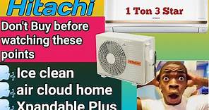 Hitachi 1 Ton 3 Star izen series' Review/Best Ac in india 2023 model/Hitachi 1 Ton ac review