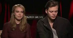 Hemlock Grove interview with Bill Skarsgård and Penelope Mitchell