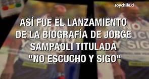 Así fue el lanzamiento de la biografía de Jorge Sampaoli