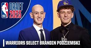 The Golden State Warriors select Brandin Podziemski with No. 19 overall pick | 2023 NBA Draft