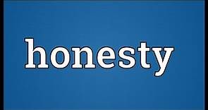 Honesty Meaning