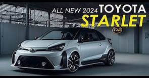 Toyota Starlet All New 2024 Concept Car, AI Design