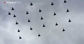 Vea como celebró la Real Fuerza Aérea Británica su centenario