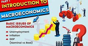 L1: Introduction to Macroeconomics: What Is It?