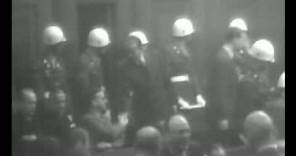 21 Nazi Chiefs Guilty, Nuremberg Trials 1946/10/8
