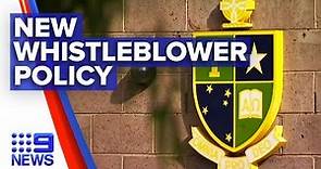 St Kevin's adopts new whistleblower policy amid scandal | Nine News Australia