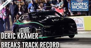 Deric Kramer makes quickest Pro Stock pass of the season