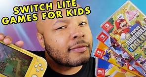 Nintendo Switch Lite - GAMES FOR KIDS UNDER 10 YEARS OLD!