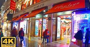 Hamleys Toy Store - 4K Walking Tour - London, England