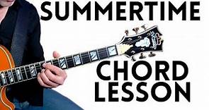 Beginning Jazz Guitar! Learn how to play SUMMERTIME (Tabs)