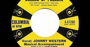 1st RECORDING OF: The Ballad Of Paladin - Johnny Western (1958)