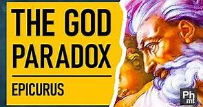 Epicurus God Paradox - Epicurean Philosophy, Problem of Evil, and Pleasure Seeking short lecture