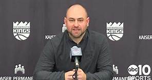 Sacramento Kings GM Monte McNair explains his decisions following the trade deadline