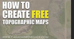 How to make a FREE Topographic Map for Permaculture Design