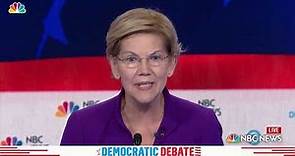 Democratic Debate: See Sen. Elizabeth Warren's Opening Answer | NBC New York