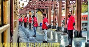Train Journey from Mangalore to Bangalore- 16512 Kannur Bangalore Express- 36kmph avg.